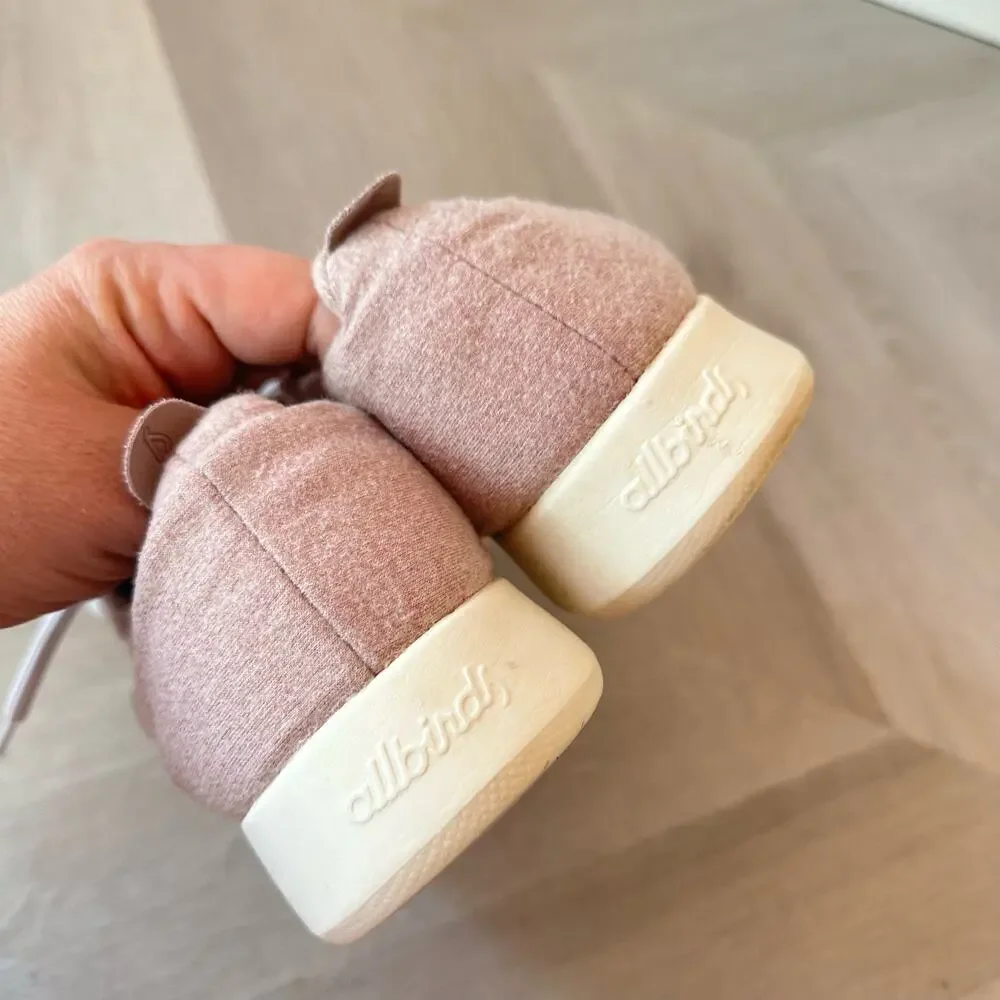 Allbirds Blush Pink Merino Wool Runners Sneakers W10 Women's size 10
